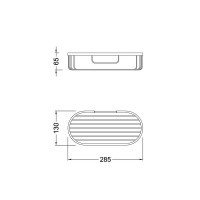 Timo Nelson 160078/02 Полка корзинка для для ванной комнаты (цвет бронза).