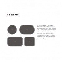 Ceramica CIELO Shui Comfort SHCOLAO60 CM - Раковина накладная на столешницу 60*38 см (Cemento)