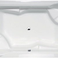 Акриловая ванна ALPEN Duo 200 16111, прямоугольная форма, объём 355 литров, цвет - euro white (европейский белый)