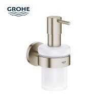 GROHE Essentials 40394EN1 Дозатор для жидкого мыла 160 мл (шлифованный никель)