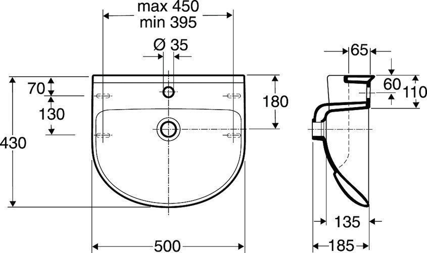 Ifo Cera 22220 Раковина (белый), в интернет-магазине сантехники ...