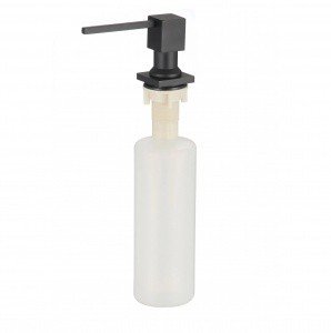 Savol S-ZY002H Встраиваемый дозатор для жидкого мыла или для моющего средства (чёрный матовый)