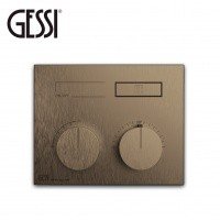 GESSI HI-FI Compact 63002 187 Термостатический смеситель для душа | Aged Bronze (состаренная бронза)