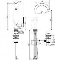 FIMA Carlo Frattini Mast F3151CR Смеситель для раковины