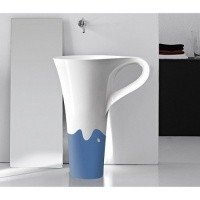 ArtCeram CUP OSL004 01 00 Раковина напольная на 70 см