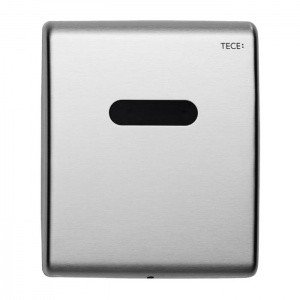 TECE Planus 9242350 Электронная панель смыва для писсуара | питание от батареи 6 В (нержавеющая сталь, сатин)
