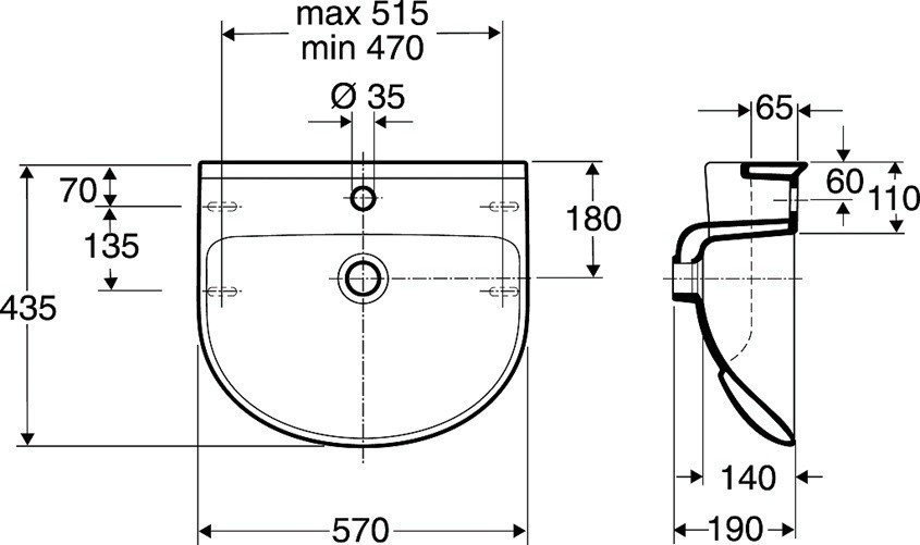 Ifo Cera 23220 Раковина (белый), в интернет-магазине сантехники ...