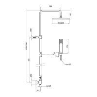 Webert Shower Set AC0675015METAL Душевая система (хром)
