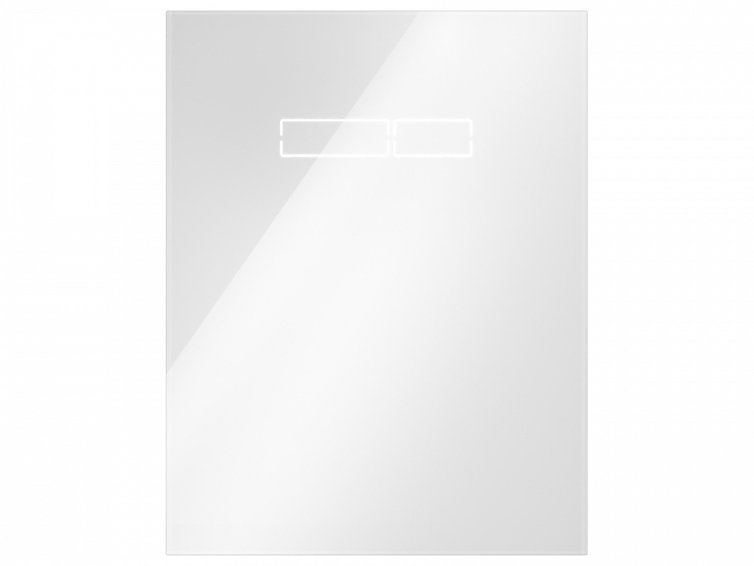 TECE Lux 9650002 Верхняя стеклянная панель с сенсорным управлением (белое стекло)