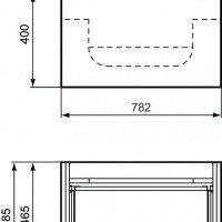 Подстолье для раковины T7226 Ideal Standard Step