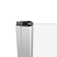 Ravak Rosa CVSK1 7QLM0100Y1 Шторка для ванны 1400 и 1500 мм - левая (белый профиль | прозрачное стекло)