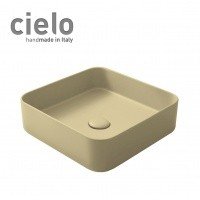 Ceramica CIELO Shui Comfort SHCOLAQ40 CN - Раковина накладная на столешницу 40 * 40 см (Canapa)
