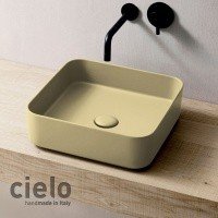 Ceramica CIELO Shui Comfort SHCOLAQ40 CN - Раковина накладная на столешницу 40 * 40 см (Canapa)