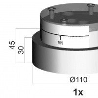Paffoni Light LIG030 Внутренний механизм для напольного смесителя