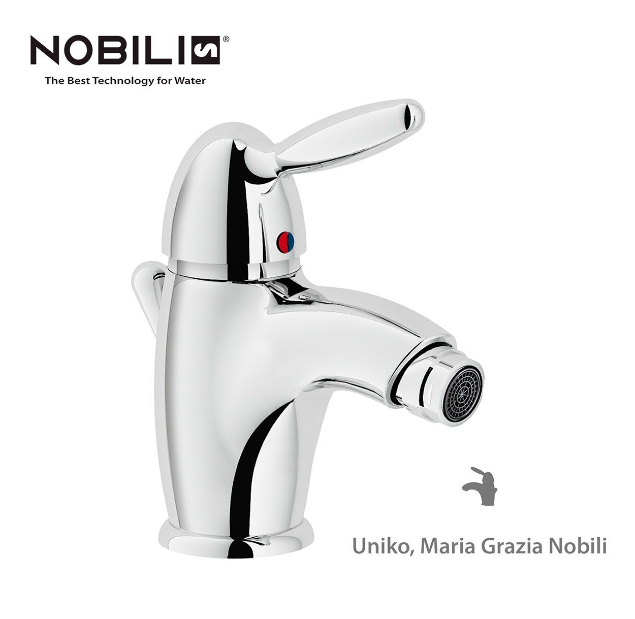 NOBILI Uniko UK119/1CR - Смеситель для биде (хром)