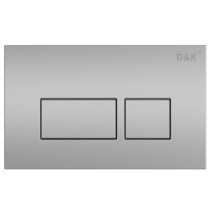 D&K Berlin DB1439002 Накладная панель смыва для унитаза (хром матовый)