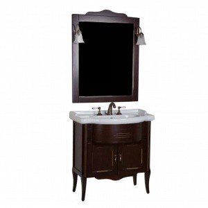 Il Tempo Del Комплект мебели для ванной комнаты на 80 см (цвет Rosso Modena)