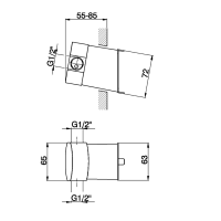 Cisal ZA01551004 Внутренний механизм смесителя для раковины
