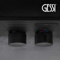 GESSI HI-FI Compact 63002 299 Термостатический смеситель для душа | Black XL (черный матовый)