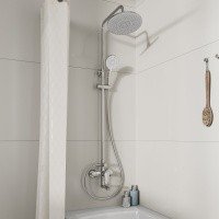 MILARDO Rora RORSB4FM06 Душевая система - комплект со смесителем с функцией наполнения ванны (хром)