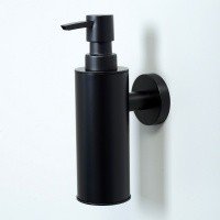 WasserKRAFT K-1399BLACK Дозатор для жидкого мыла подвесной (чёрный матовый)
