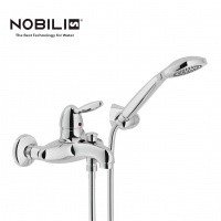 NOBILI Uniko UK110CR - Смеситель для ванны | с ручным душем (хром)
