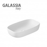 Galassia Dream 7300MT - Накладная раковина 64*38 см (цвет: белый матовый)