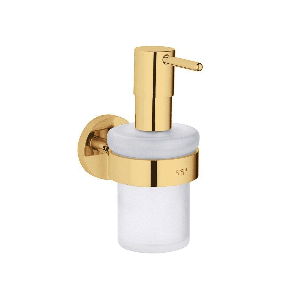 GROHE Essentials 40394GL1 Дозатор для жидкого мыла 160 мл (золото ...