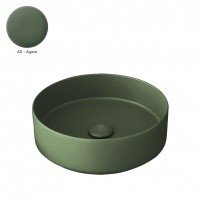 Ceramica CIELO Shui Comfort SHCOLAT40 AG - Раковина накладная Ø 40 см Agave