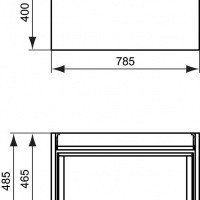 Подстолье для раковины T7268 Ideal Standard Step