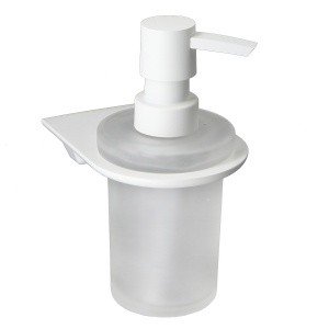 WasserKRAFT Kammel K-8399WHITE Дозатор для жидкого мыла подвесной (белый матовый)