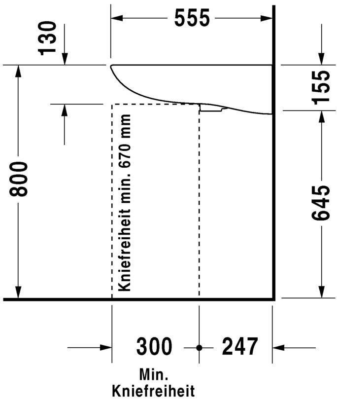 Duravit D-Code 231360 Раковина медицинская на 60 см, в интернет ...
