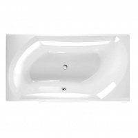 Акриловая ванна ALPEN Salsa 190 44119, гарантия 10 лет, прямоугольная форма, объём 280 литров, цвет - euro white (европейский белый)