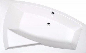 Акриловая ванна ALPEN Evia 160 R 12611, цвет - euro white (европейский белый)