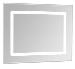 Акватон Рико 1A136902RN010 Зеркало с подсветкой 100*80 см (белый глянцевый)