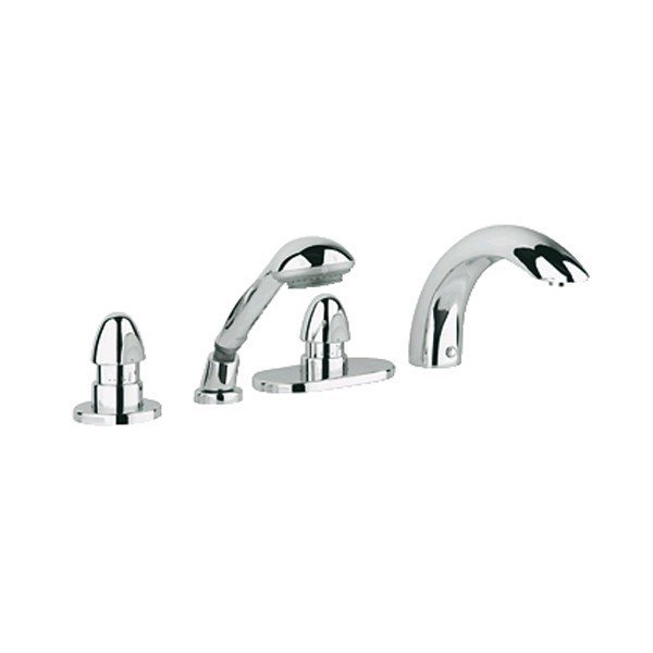 Смеситель для ванны на 4 отверстия, Термостат GROHE Taron 19661IP0, в ...
