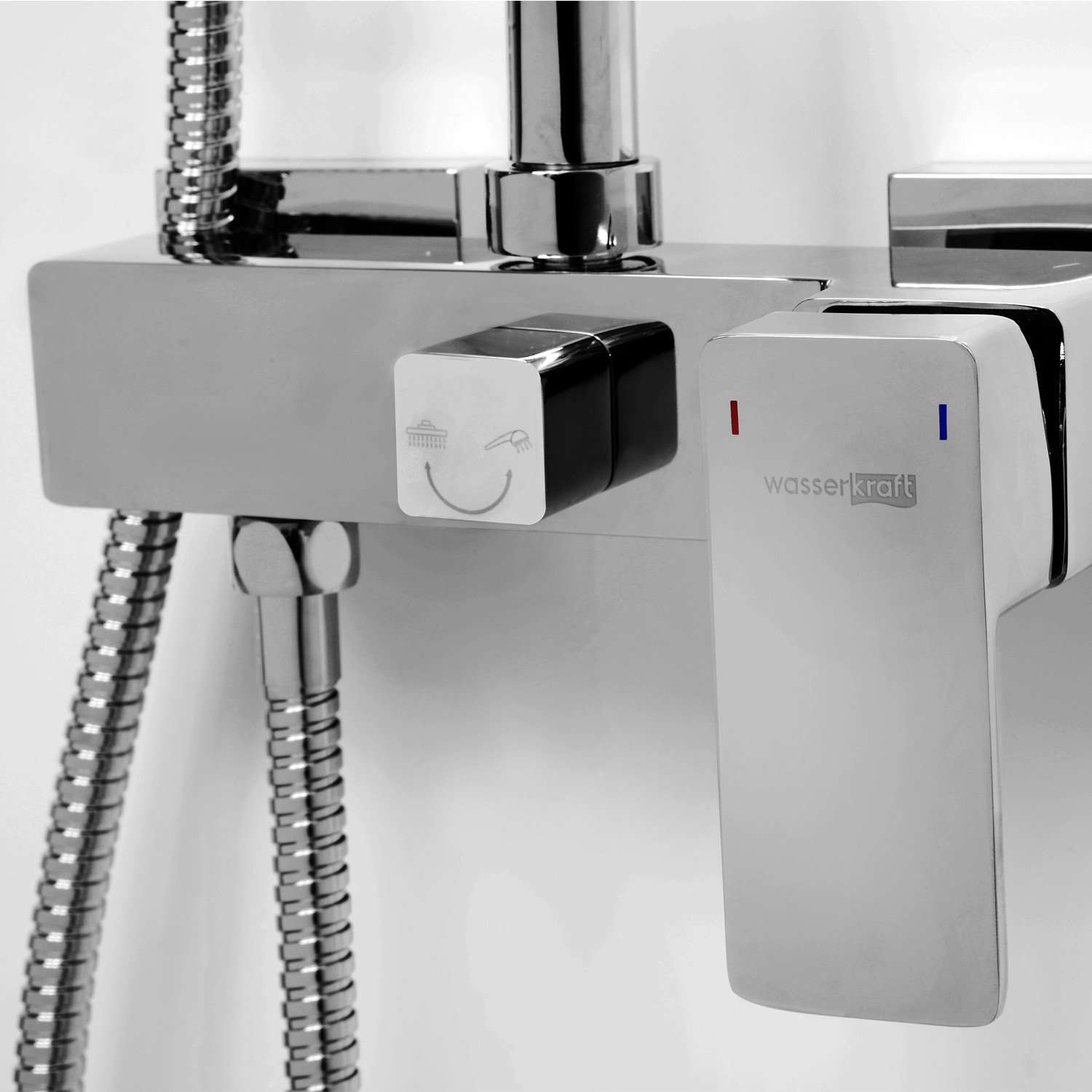 WasserKRAFT A17702 Душевая система - комплект со смесителем (хром ...