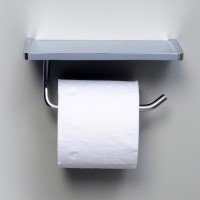 WasserKRAFT K-1325 Держатель туалетной бумаги с полочкой для телефона (хром)
