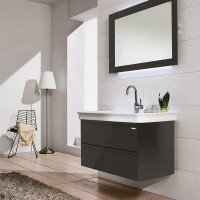 Berloni Bagno SX01 Зеркало для ванной в раме с подсветкой