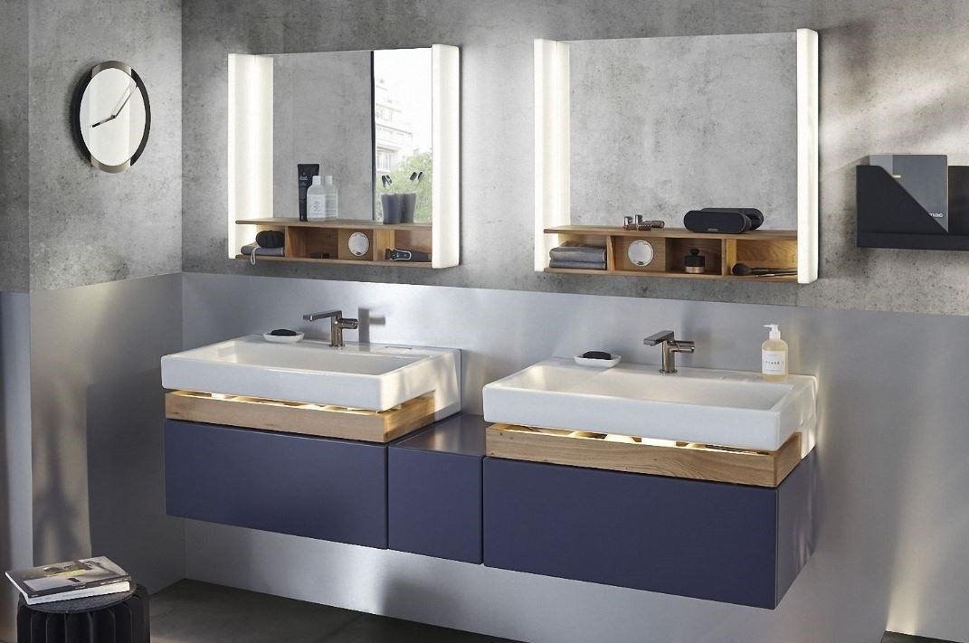 Jacob Delafon Terrace EB1182-NF Зеркало с подсветкой 100*68,5 см, в ...