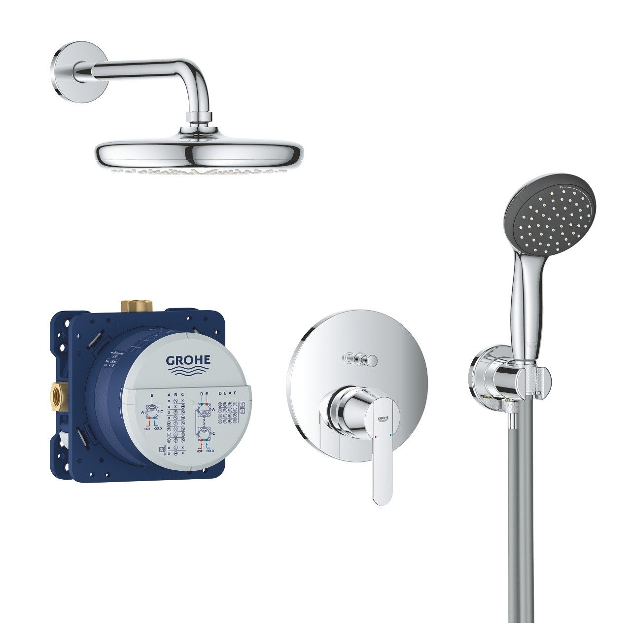 Набор для душа 25220001 Grohe Get, в интернет-магазине сантехники ...
