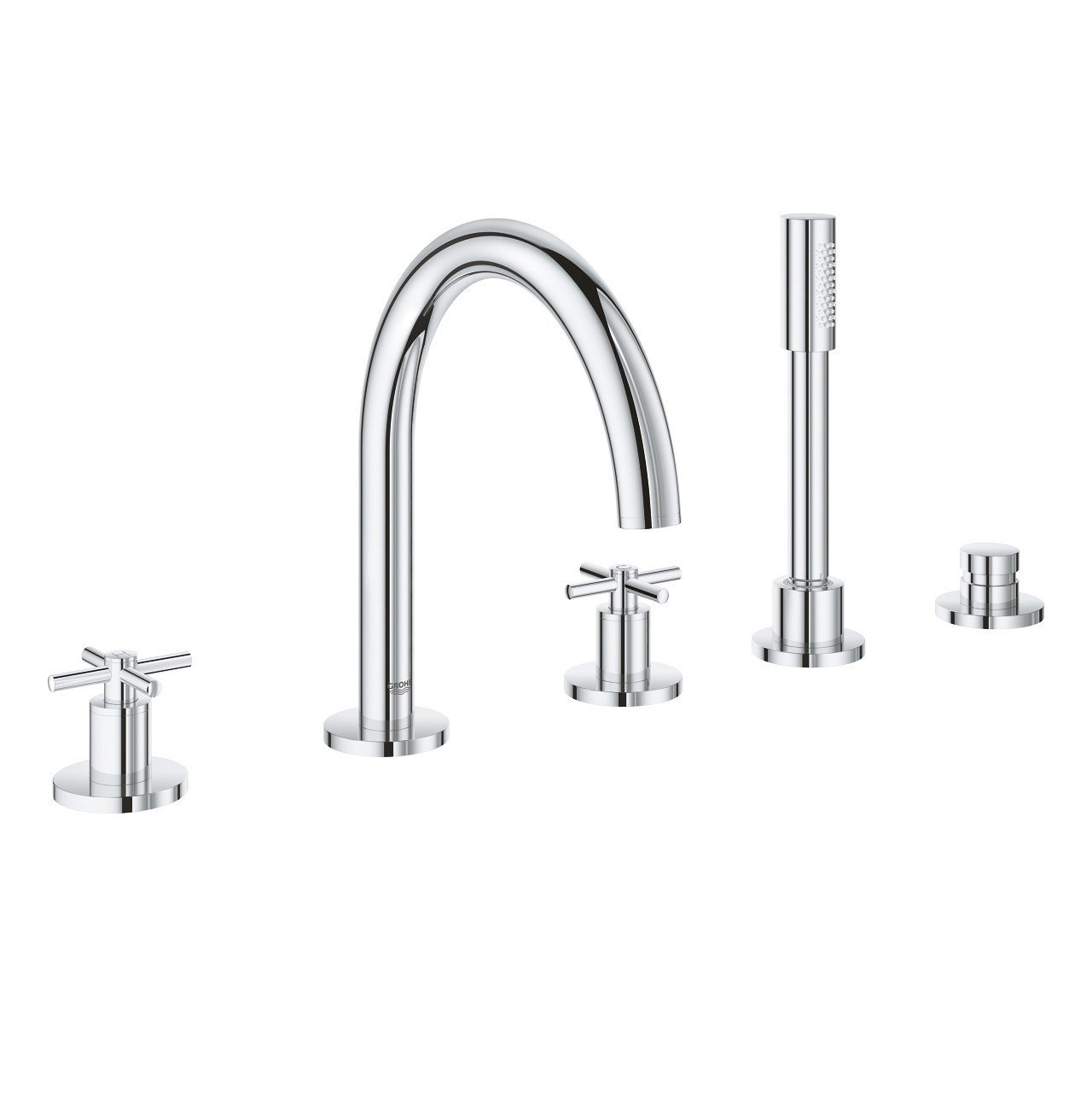 Смеситель на борт ванны 19923003 Grohe Atrio New (хром), в интернет ...