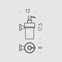 Colombo Design BASIC B9332 Дозатор для жидкого мыла (хром)