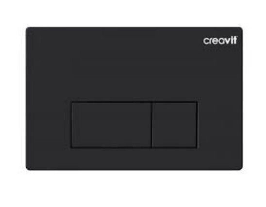 Creavit Arc GP8002.01 Накладная панель смыва для унитаза (чёрный ...