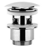 Cisal ZA00162221 Сливной гарнитур | донный клапан - для раковин с переливом (хром)