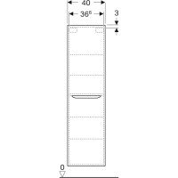 GEBERIT myDay Y824000000 Шкаф-пенал h 1500 мм