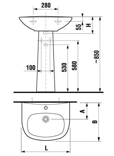 JIKA ZETA 1939.0 Пьедестал, купить в интернет-магазине сантехники ...