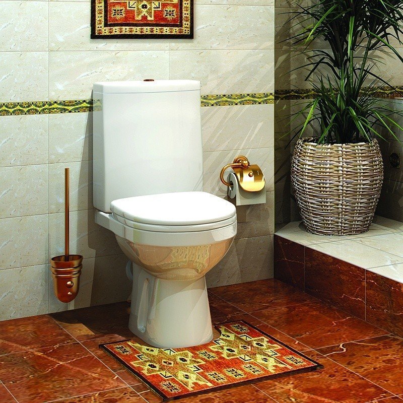 Оскольская керамика Фиона Люкс 43901130021 Унитаз компакт с крышкой ...