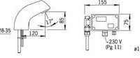 ORAS ELECTRA 6110 Электронный/бесконтактный смеситель для раковины (хром)