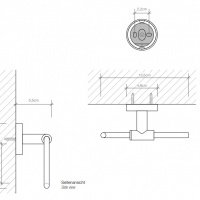 Decor Walther Basic TPH3 0530160 Держатель туалетной бумаги